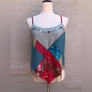 Faith by Celia Forrester Multi Colored Tank. Vintage MFREDERIC. Size- M